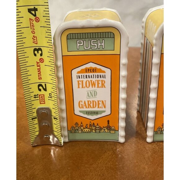 EPCOT Flower & Garden Festival Walt Disney World Salt Pepper Shaker Set 2020 WDW - Picture 6 of 6